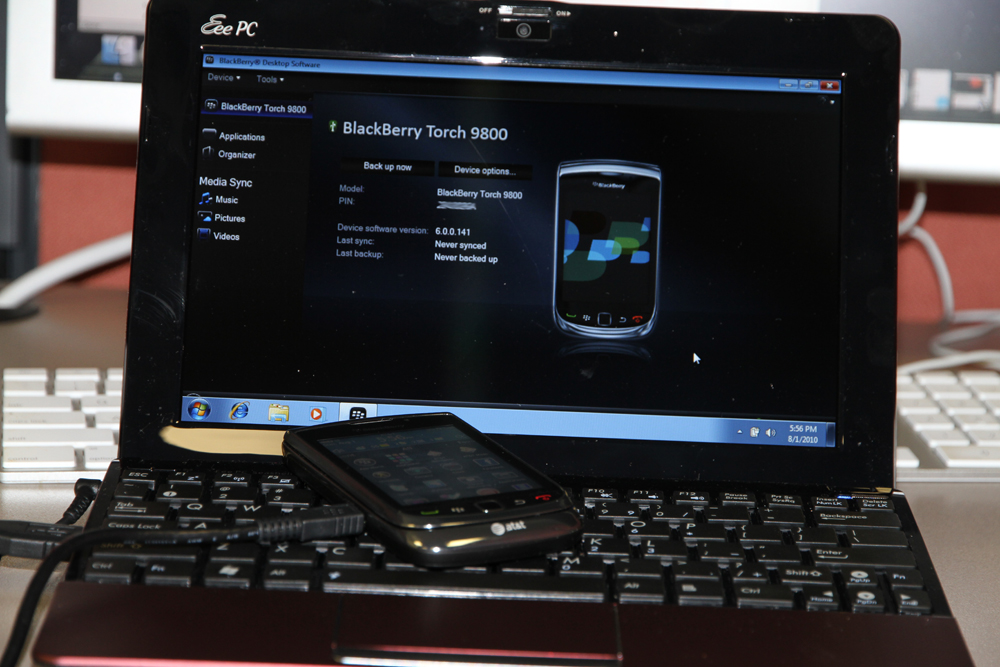 Blackberry Torch 9800 Desktop Software